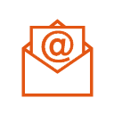 Icon of @ in an envelope